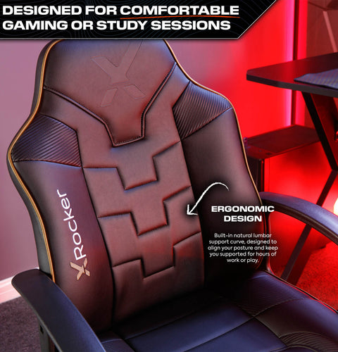 Saturn Ergonomic PC Office Gaming Chair - Black