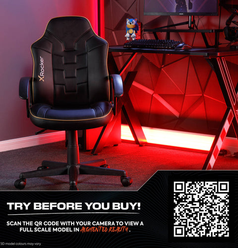 Saturn Ergonomic PC Office Gaming Chair - Black