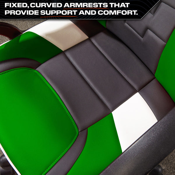 Saturn Ergonomic PC Office Gaming Chair - Green