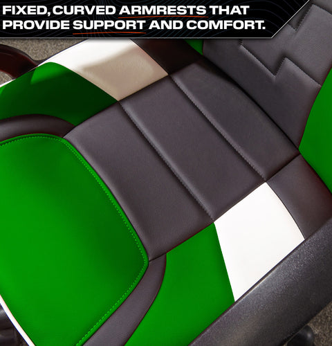 Saturn Ergonomic PC Office Gaming Chair - Green