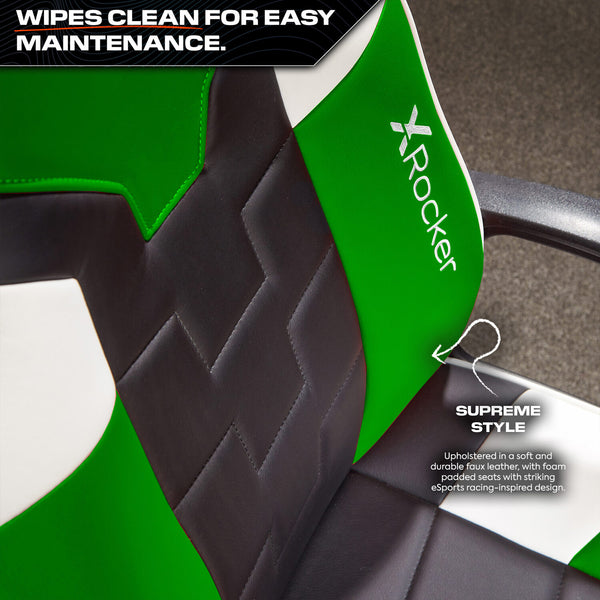 Saturn Ergonomic PC Office Gaming Chair - Green