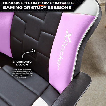 Saturn Mid-Back Office Chair - Pink