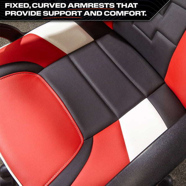 Saturn Ergonomic PC Office Gaming Chair - Red