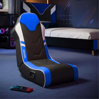 Shadow 2.0 Audio Floor Rocker Gaming Chair for Kids - Blue / Black