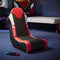 Shadow 2.0 Audio Floor Rocker Gaming Chair for Kids - Red / Black