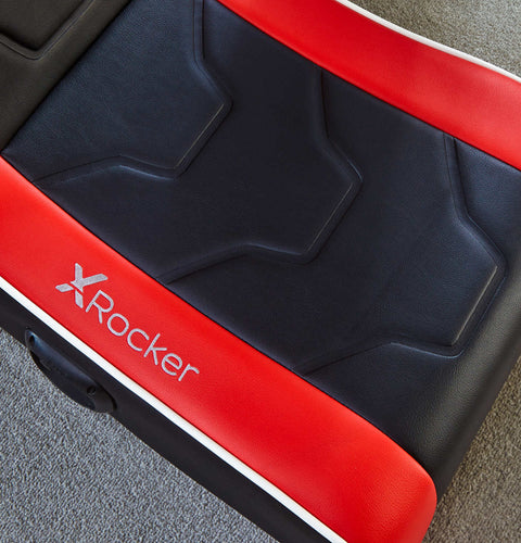 Shadow 2.0 Audio Floor Rocker Gaming Chair for Kids - Red / Black