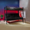 Stronghold Gaming Bunk Bed with Double Futon Cushion - Black