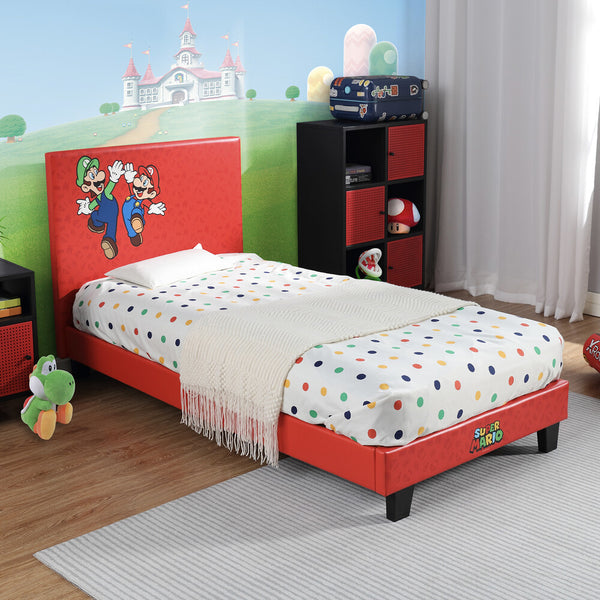 Officially Licensed Super Mario™ Single Gaming Bed in a Box - Red