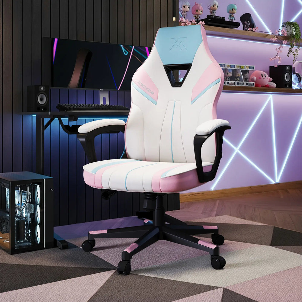 Tempest Ergonomic PC Office Gaming Chair - Bubblegum