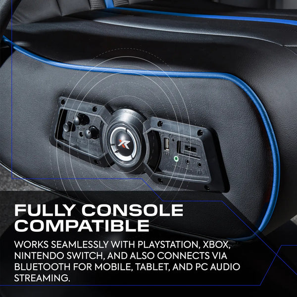 Torque 2.1 Audio Console Gaming Chair - Black / Blue