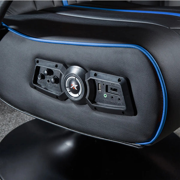 Close up of the Torque console gaming chairs control panel