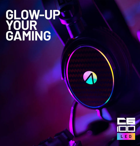 X Rocker C6-100LED Light Up RGB Gaming Headset for Consoles and PC