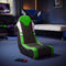 Shadow 2.0 Audio Floor Rocker Gaming Chair for Kids - Green / Black