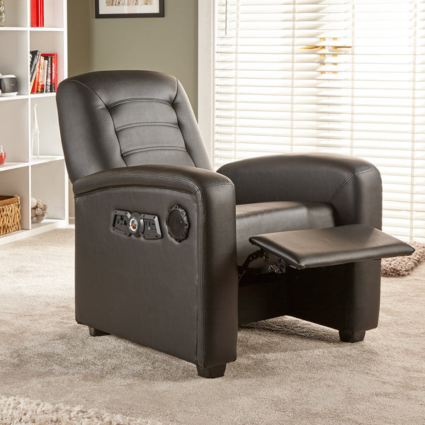 Premier 4.1 Audio Recliner Gaming Chair - Black