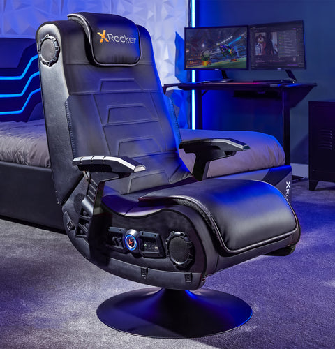 X-Pro 4.1 Audio Console Gaming Chair - Black