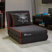 Crash Pad JR Gaming Fold Out Chair - Black/Red