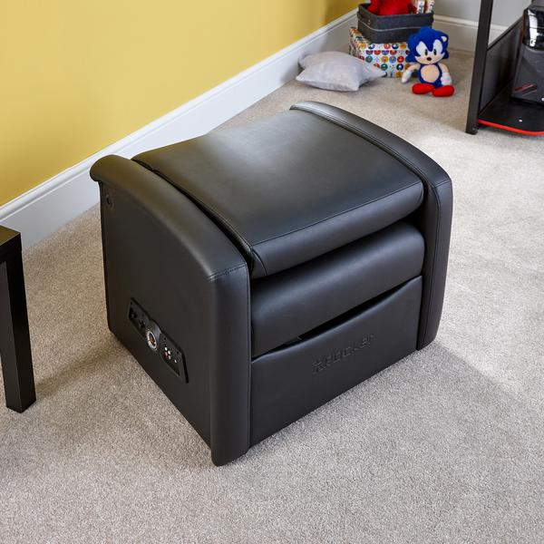 Premier Jr 2.1 Audio Ottoman Gaming Chair for Kids - Black