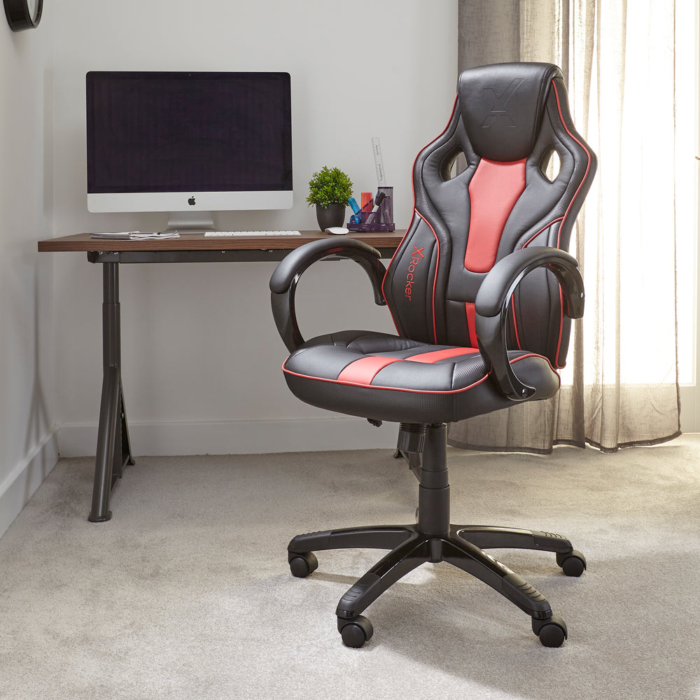 Maverick Ergonomic Office Gaming Chair - Black/Red