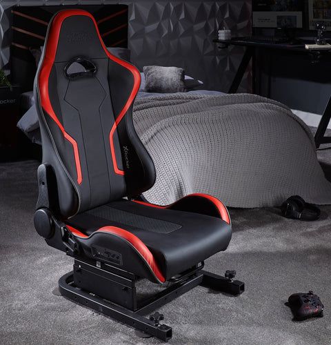 XR Racing Drift 2.1 Audio Racing Sim Cockpit Gaming Chair - Black / Red