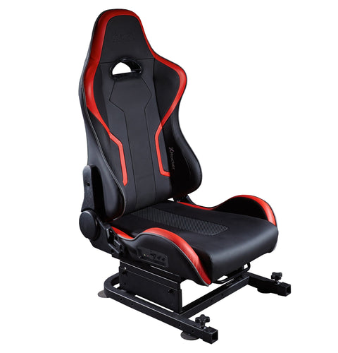 XR Racing Drift 2.1 Audio Racing Sim Cockpit Gaming Chair - Black / Red