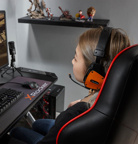 Maelstrom Ergonomic PC Office Gaming Chair - Black / Red