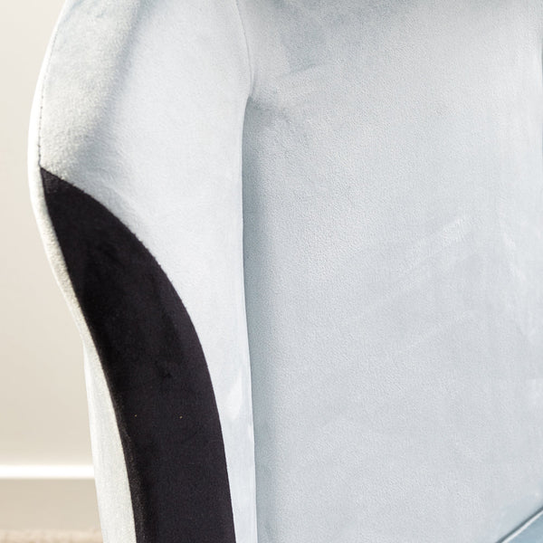 Messina Ergonomic PC Office Gaming Chair - Fabric Silver