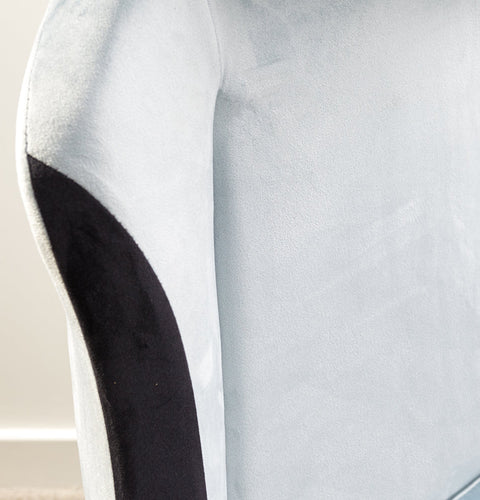 Messina Ergonomic PC Office Gaming Chair - Fabric Silver