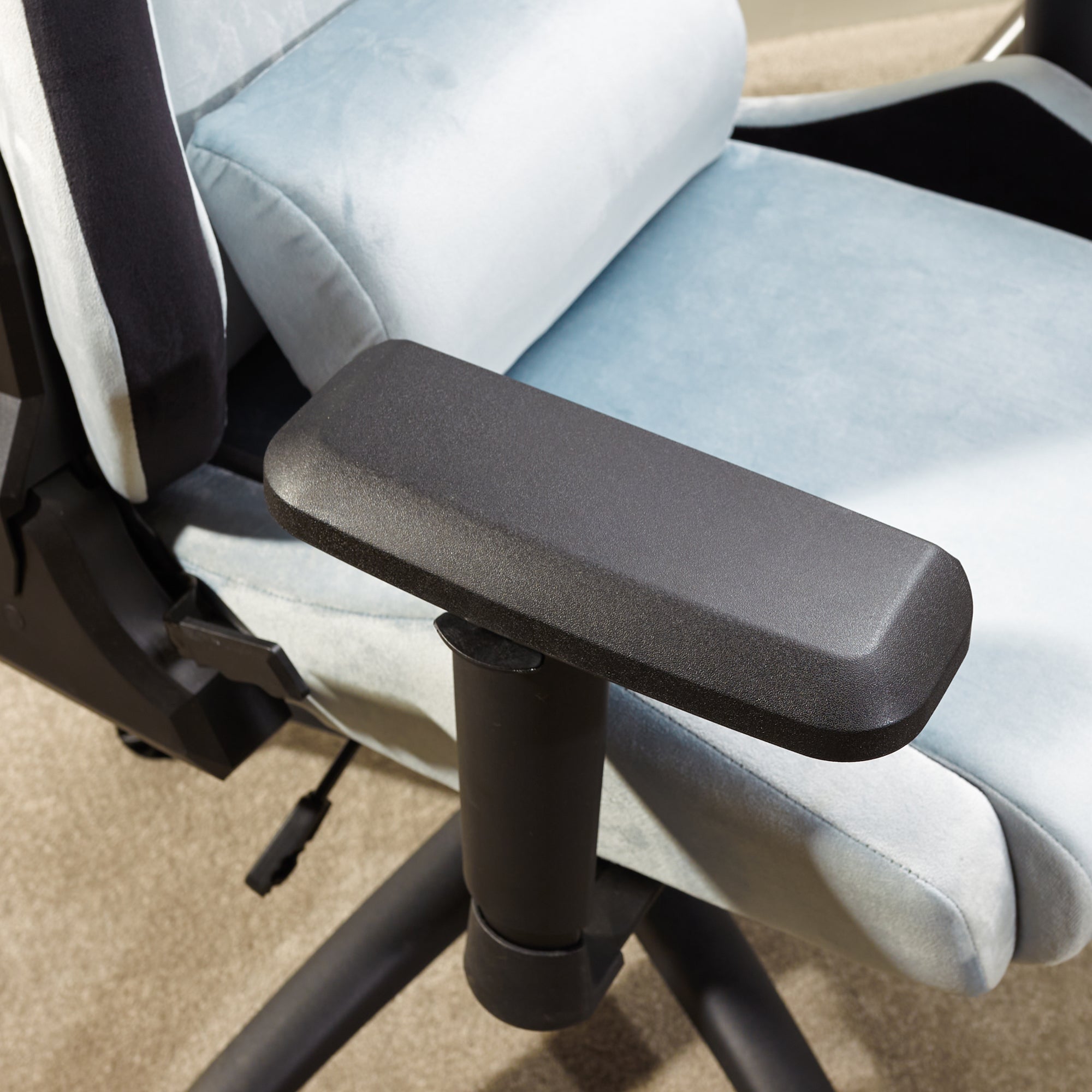 Messina Ergonomic PC Office Gaming Chair - Fabric Silver