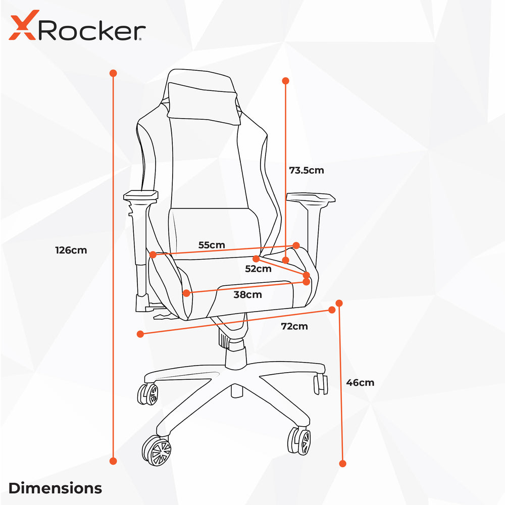 Messina Fabric High Back Office Chair - Silver Grey