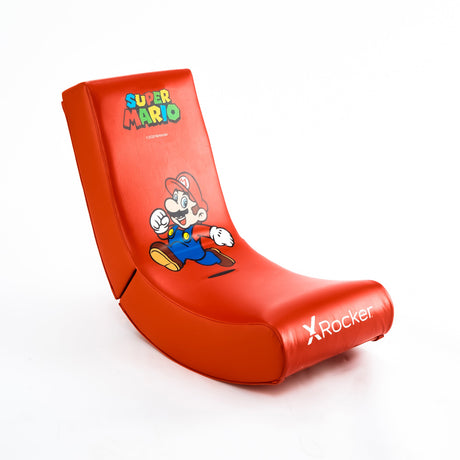Officially Licensed Super Mario™ Video Rocker Gaming Chair for Kids - Mario Red