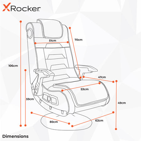 Pro 4.1 Wireless Audio Gaming Chair