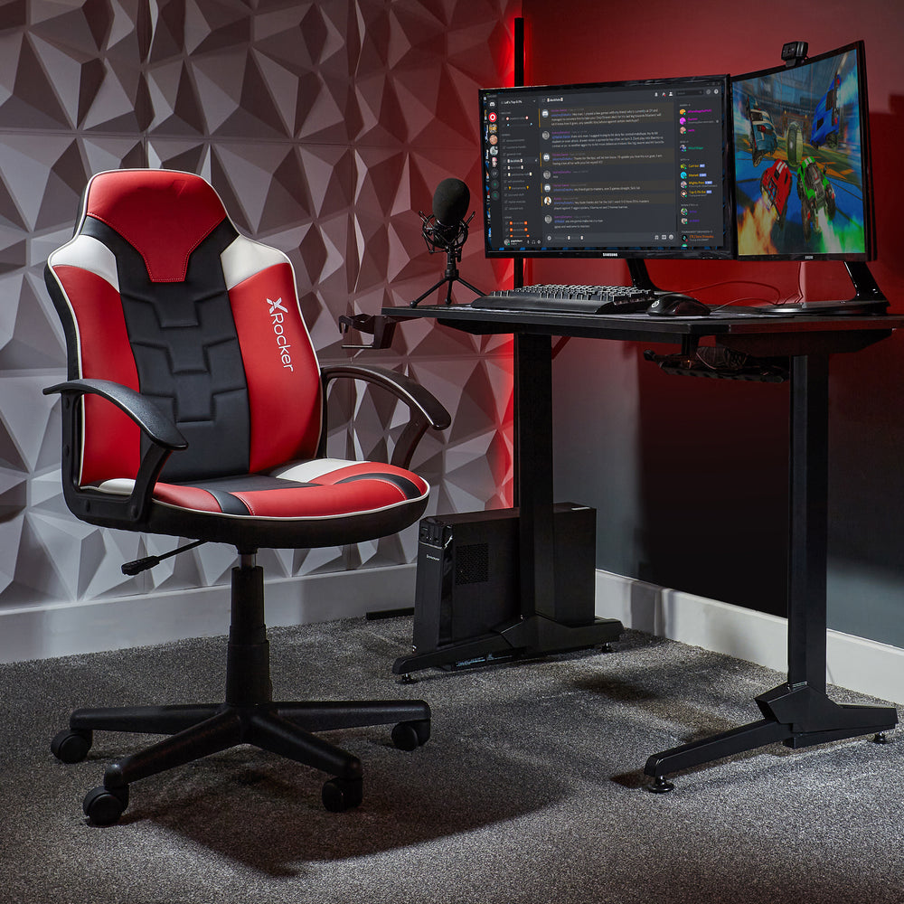 Saturn Mid-Back Office Chair - Red