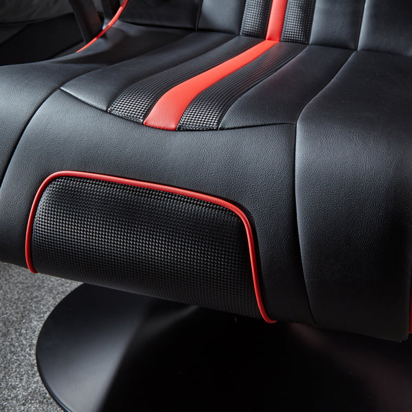 Torque 2.1 Audio Console Gaming Chair - Black / Red