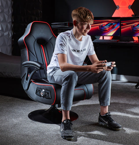 Torque 2.1 Audio Console Gaming Chair - Black / Red